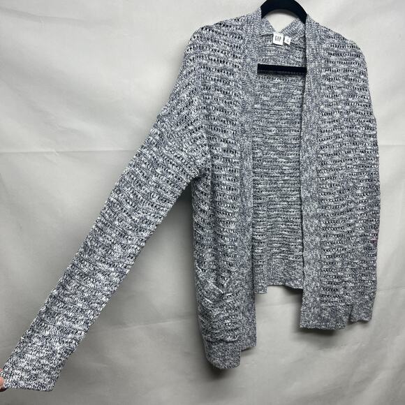 Gap Open Front Blue Long Sleeve Women's Cardigan Size Small Natural & Breathable - Picture 5 of 12